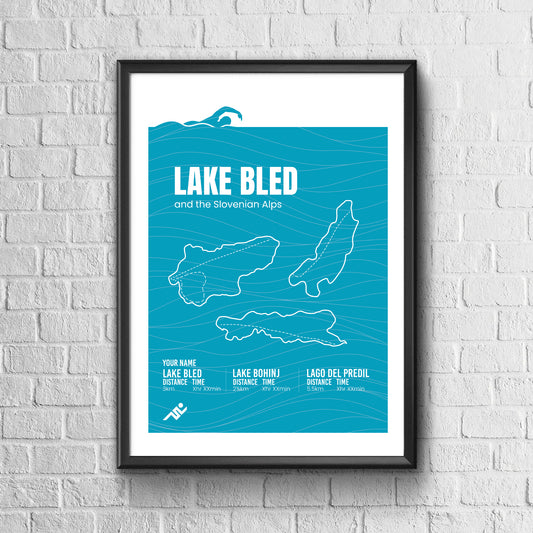 Lake Bled Personalised Poster