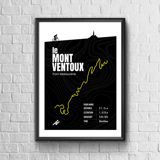 Le Mont Ventoux Personalised Poster